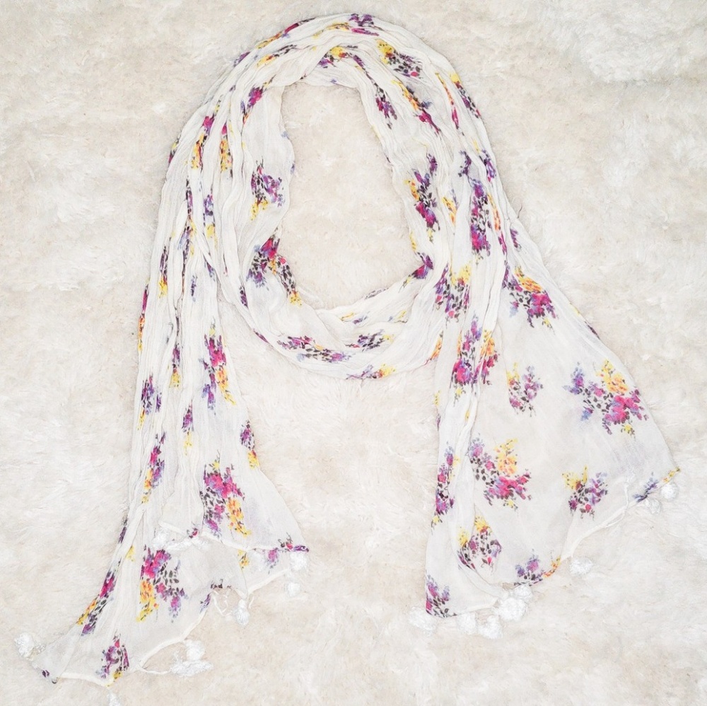 Floral Aerie scarf 🌸🌻🏵